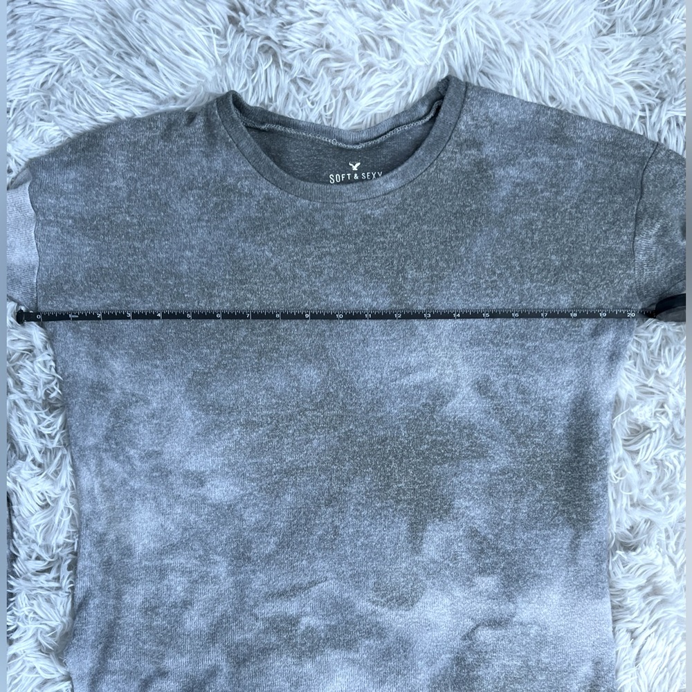 AEO Soft & Sexy Women’s plush tie dye pullover top size Small - Picture 9 of 10